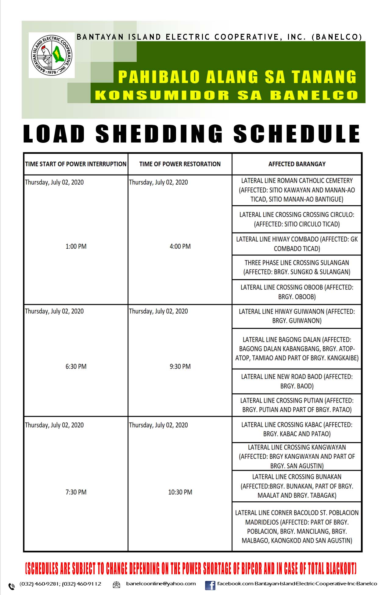 pahibalo-load-shedding-schedule-7-02-2020-PM