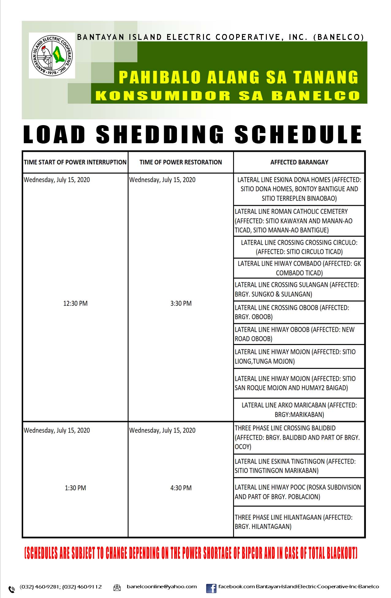 pahibalo-load-shedding-schedule-7-15-2020-PM
